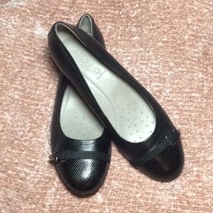 Brand new Ecco Real Leather Blk Flats